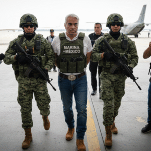 Operativo táctico cinematográfico en aeropuerto internacional